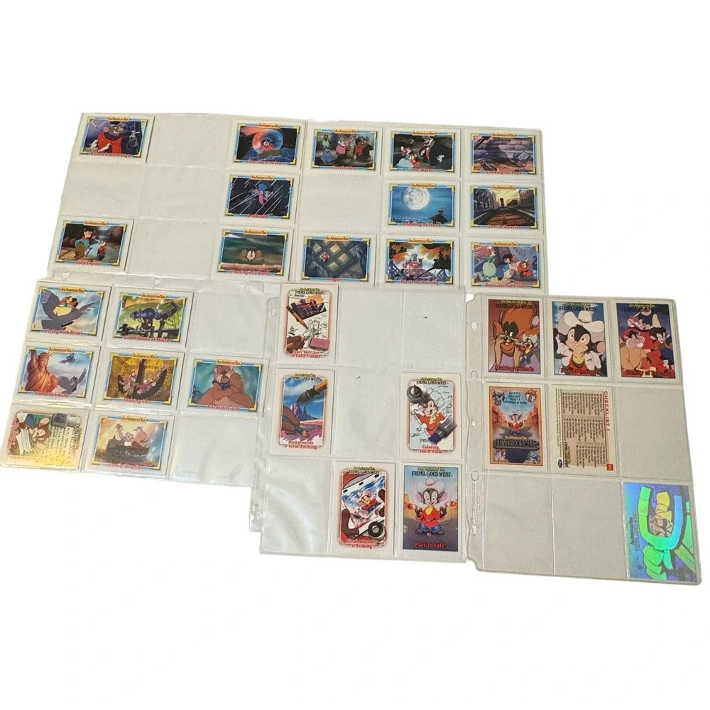 Fievel Goes WestAn American Tail 1991 Impel Trading Cards Lot 50+‎ Vintage Movie